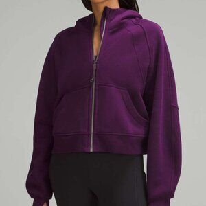 NWOT Lululemon oversized full zip scuba hoodie dramatic magenta